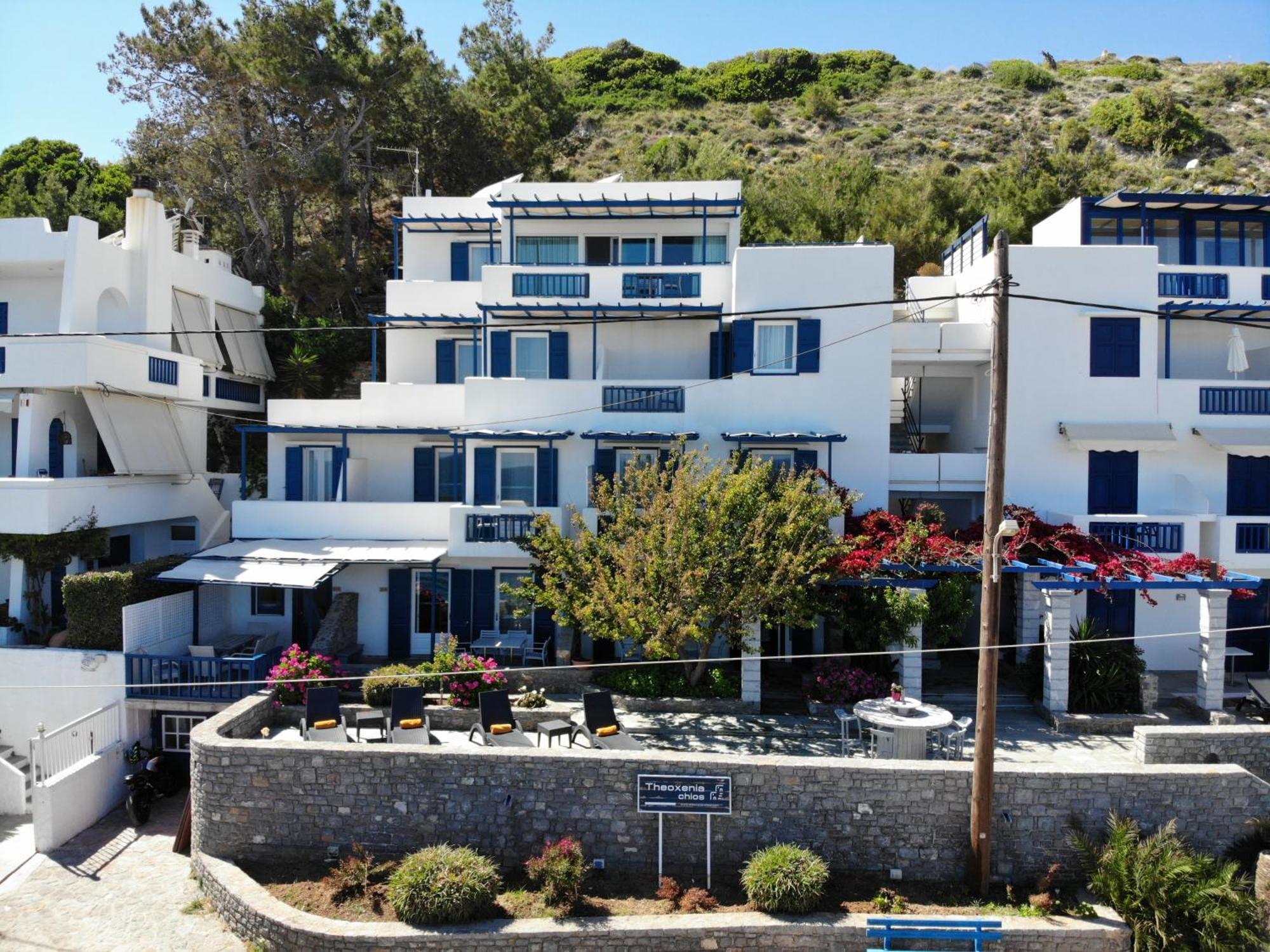 Theoxenia Chios Apartments Paralia Agias Foteinis Exterior photo